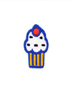 10 datorer Little Cake Embroidered Patches For Clothing Iron on Transfer Applique Food Patch For Jeans DIY Sew On Brodery Sticker5516010