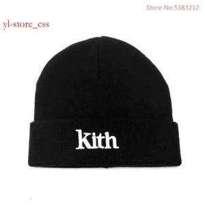 Serif Beanie Kith Autumn Winter Hats för män Kvinnliga damer Akryl Manschetten Skull Cap Sticked Hip Hop Casual Skallies Outdoor 26D95Category 8992