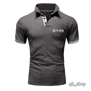 Boss Shirt Correct Style Man Designers Clothes Men's Tees Polos Shirt 2022 Fashion Brands BOS Summer Business Casual Sports T-shirt Run 329