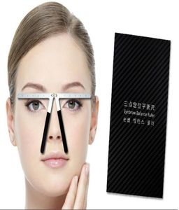 Permanent Makeup Eyebrow Balance Ruler ThreePoint Positioning Makeup Tattoo Accesories Balance Ruler Tool for Beginner2817229