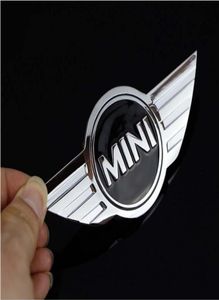 20pcs Mini Araba Standart Coopers Metal Standart Modifiye Mini Orijinal Araba Stereo Arka Kuyruk Kutusu Araba Stickers5189018