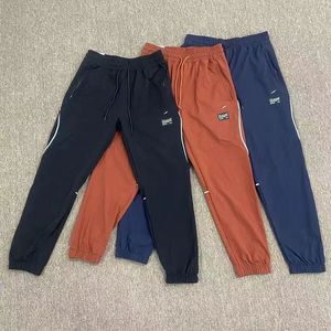 Tasarımcı Mens Tech Swardpants Spor Pantolon Yaz Bahar Koşu Marka Günlük Hızlı Kuru Pantolon Fitness Jogger Gym Pist Pantolon Gevşek Nakış Pantolon Yoga Egzersiz