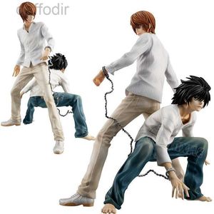 Figuras de brinquedo 24cm Death Note L Lawliet Anime Action Figure 1160 # Yagami Light Figurine Collectible Modelo Boneca Brinquedos Presentes 240308