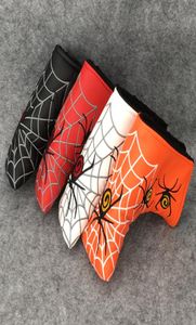 New Golf HeadCover High Quality PU Leather Golf Putter protecter with spider Embroider golf cover 4colour9356840