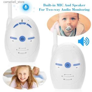 Baby Monitor Telecamera collegata Wireless Kids Talkie Audio Radio Nanny Interface Cry Alarm Q240308