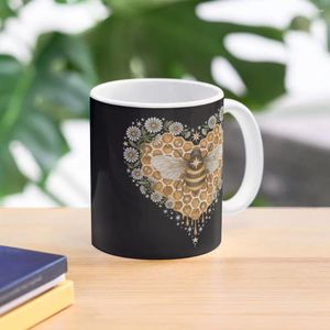 Muggar Sweet Heart Coffee Mug Cups sätter stor frukost