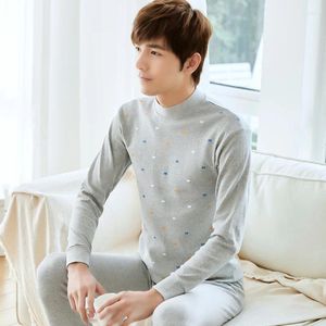 Men's Thermal Underwear Warm Shirt Slim Pants Mens Clothing Men Set Long Johns Suit