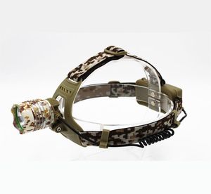 KC Fire New 800 Lumen T6 LED CAMOUFLAGE Strålkastare Huvudljus Head Torch Camping Lamp Light HL00126533663