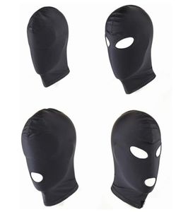 New Arrival Adult games Fetish Hood Mask BDSM Bondage Black Spandex Mask Sex Toys For Couples 4 Specifications To Choose5792109