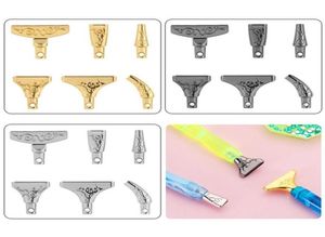 Sy Notions Tools 1Set Diy Handmade Craft Diamond Målning Cross Stitch Accessories for Metal Point Drill Pen Tip4908445