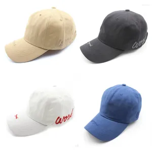 Top kapakları kadınlar erkek hip hop kpop bboy snapback beyzbol şapkası nakış mektubu dans eden spor baba şapka kız güneş vizörü ayarlanabilir