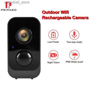 Baby Monitor Camera WIFI CCTV Battery Low Power Wireless Safety Video Monitoring IP66 Waterproof IP Outdoor Q240308