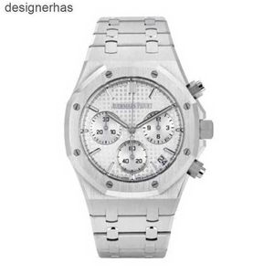 Audema Pigu Mechanical Watches Selfwinding Chronograph Wristwatches Epic Royal Oak Watch 41mm Silver Index Hour Mark dial WN-1QBP