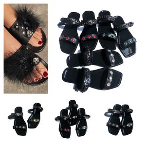 Designer-Slides für Herren und Damen, Sommer-Sandalen, Slide-Plattform, Damen, HME-Modeschuhe, gestreifte, kausale Slipper, GAI-High-Heel-Sandale