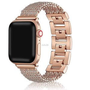 Bands Watch Dress Armband Rems For Watch Band Ultra 49mm 40mm 41mm 45mm 44mm 42mm 38mm Metal Watchband Armband Iwatch Serie 8 3 4 5 6 SE 7 STRAPNED 240308