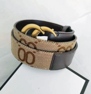 Fashion Luxury Belts Plaid Flower Striped Leather Belt Designer Men's And Women's High-quality Belt 3.8CM