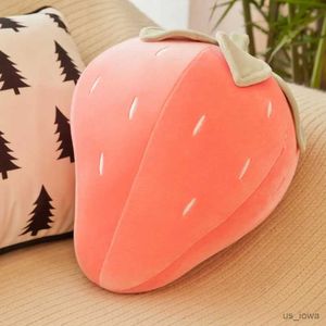 Cushion/Decorative 25cm 40cm Strawberry Pink Red Strawberry Plush Cute Fruit Stuffed Fruit Doll Sofa Cushion Girl Gift Cushion