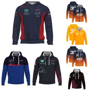 F1 Hoodie Fórmula 1 Team Racing Hoodies Extreme Sports Event Zipper Hoodie de alta qualidade Harajuku Punk Man Jaqueta Pulôver Logotipo do carro Jaquetas bordadas completas sh