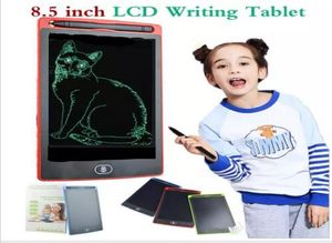 5Colors 85 -tums LCD -skrivning Tablett Digital Portable Memo Ritning Blackboard Handskrivningskuddar Elektronisk surfplatta med uppgradering7512142