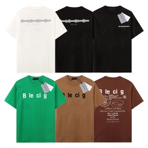 Mode Herren T-Shirt Designer T-Shirts Luxusmarke BA T-Shirts Herren Damen Kurzarm Hip Hop Streetwear Tops Shorts Freizeitkleidung Kleidung B-52 Größe XS-XL