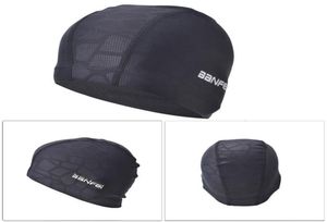 Ren färg elastisk vattentät tygskydd öron Långt hårsport Swim Pool Hat Durability Swimming Cap Size For Men Women3206605