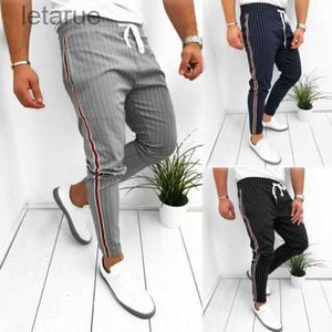 Pants Summer Long Pants Sport Gym Slim Fit Running Joggers Stripe Long Trousers Sweatpants 2020 240308
