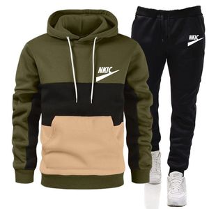 Designer Hoodie Tracksuit Causal Homens Mulheres Ternos Fleece Sweatsuits Esporte Outono Inverno Pollover Moda Hoodies Jogger Sweatpants Fleece Sportwear