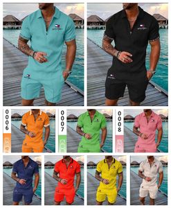 2024 Men's Polo Shorts Designer Sportswear Sports Summer Summer Summer Fashion Casual Sports e terno de duas peças