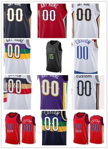 Basketballtrikot 1 Zion Williamson Brandon Ingram CJ McCollum Jonas Valanciunas Trey Murphy III Larry Nance Jr. Dyson Daniels Jeremiah Robinson-Earl Dereon Seabron