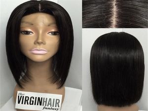 Short Human Hair Wigs Straight Hair Lace Front Human Hair Bob Wigs For Black Women Unprocessed Indian Lace front Wigs4677354