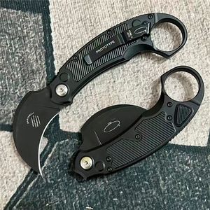 Micro Tech Folding Pocket Knife D2 Steel Blade Aluminium Alloy Hanterar camping utomhusjakt självförsvar Vandring EDC Taktiska knivar