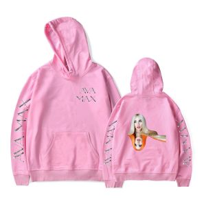 Felpe Ava Max Felpa con cappuccio Pullover a maniche lunghe Uomo Donna Felpa con cappuccio Casual Autunno Inverno Ava Max Abbigliamento y2k