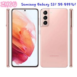 삼성 갤럭시 S21 5G G991U1 128GB/256GB 원래 잠금 해제 휴대 전화 6.2 