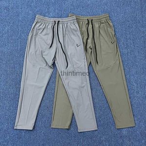 Men's Pants pants tech sweatpants sports pants Summer Ice silk running pants quick drying pants Fitness pants Fashion pants 240308
