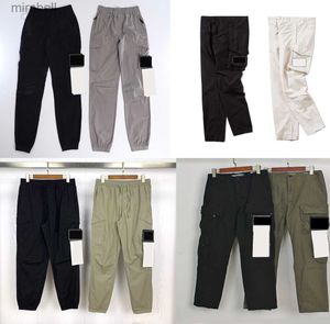 Pantaloni Lussuosi pantaloni da uomo firmati bussola funzione di lavaggio tuta laterale coppia modelli di alta qualità M-XXL 240308