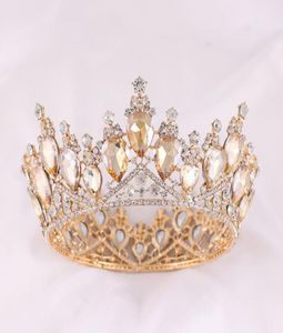 Tasarımcı Crown Lady Moda Lüks Düğün Başlıkları Alaşım Headdress Gelin Aksesuarları 0802161164094