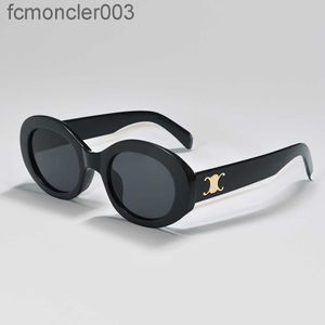 Fashion Luxury Designer Sunglasses Cel 40238 Brand Mens and Womens Small Squeezed Frame Oval Glasses Premium Uv 400 Polarized KO3W