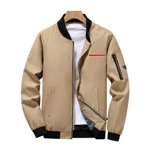 Original Style Prrra Mens Designer Jacket Couples Fashion Classic Trend Zipper Long Sleeve Slim Fit Coat Top Sports Thin Hoodie Coats Triangle Epaulettes Size M-6XL