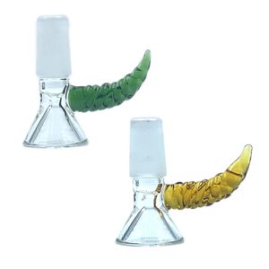 Design Mobius Shishas Glasschale mit 14 mm 14,4 mm männlichem Joint Rauchen 18,8 mm 18 mm Größe Rauchzubehör Großhandel Tabakkraut