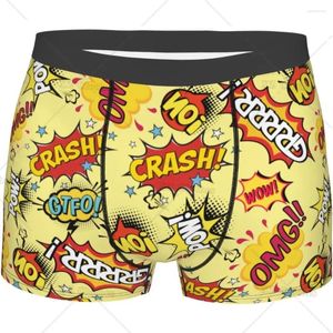 Mutande Crush Bomb Intimo divertente da uomo Boxer Slip Leggera elasticità Pantaloncini maschili Novità Regalo elegante per uomo Ragazzi