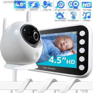 Baby Monitor Camera Baby monitor video con schermo da 4,3 pollici con fotocamera dotata di batteria a lunga durata e audio Visione notturna automatica a lunga distanza da 1000 piedi Q240308