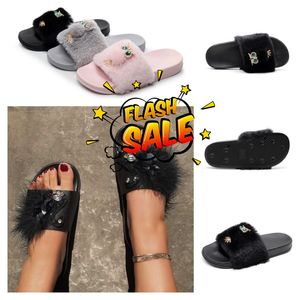 2024 Designer Slides Frauen Hausschuhe Sommer Sandale Strand Slide Flache Plattform Damen Home Fashion Schuhe Gestreiften Kausalen Slipper GAI High Heel Sandale Hot