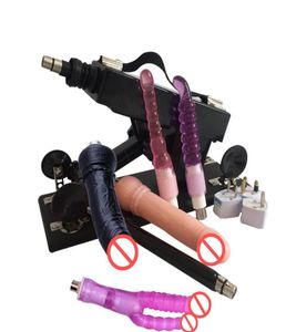 Автоматические секс-машины с множеством аксессуаров для анального фаллоимитатора. Выдвижной женский мастурбатор 6 см, секс-игрушка для женщин5738639