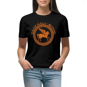 Damen Polos CHB Logo (Orange Transparent Vers.) T-Shirt Damen Vintage Kleidung Kleid für Damen Grafik