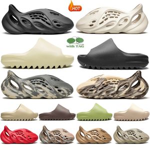 Designerskie kapcie mężczyźni kobieta suwak piany biegacz Vermillion niebieski onyks onyks czysty sandały ślizgowe szkielet cher żywiczny Clog Desert Ararat Runr Slajdes Shoe 36-48