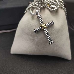 Designer Necklace Mens Jewlery Silver Retro Cross Fashion Jewellery Chains for Men Pendant Necklaces Birthday Women Boys Party Christmas Gift {category}{category}