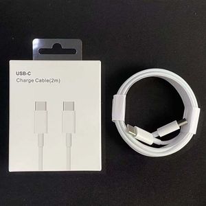 1M 2M USB C إلى النوع C Cables PD Charging18w 20w لـ iPhone 15 15Pro 15Plus 15 Pro Max Smart Samsung S21 S20 Note 20 Charge Charge 4.0 Charger Wire