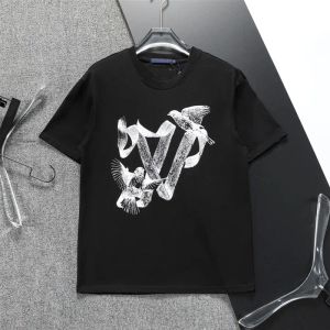 Designer Band Designer T-Shirts Summer Fashion Black White Casual Short Short Luxury Letter Modello T-shirt M-3xl