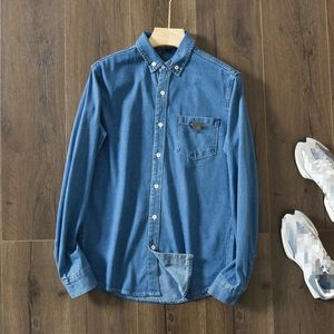 Pra2024 Frühling/Sommer Neuer klassischer Jeansmantel, blaues Hemd, vielseitiger Mantel, Sportshirt, hellblaue Jeansjacke, Geburtstagsgeschenk, Valentinstagsgeschenk