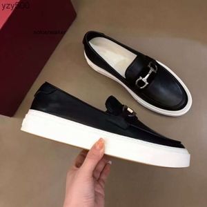 feragamos fdghffghf hohe neue Schuhe Sneakers 38-45 Top Cowhide Fashion Shoes MEN MJK001 bequem 7f79 Casual Flat 9HSX